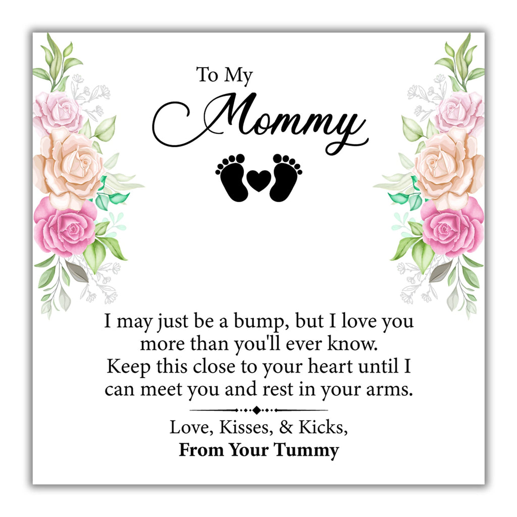 TRYNDI™ To My Mommy Love Knot Necklace With Authentic Swarovski Crystals